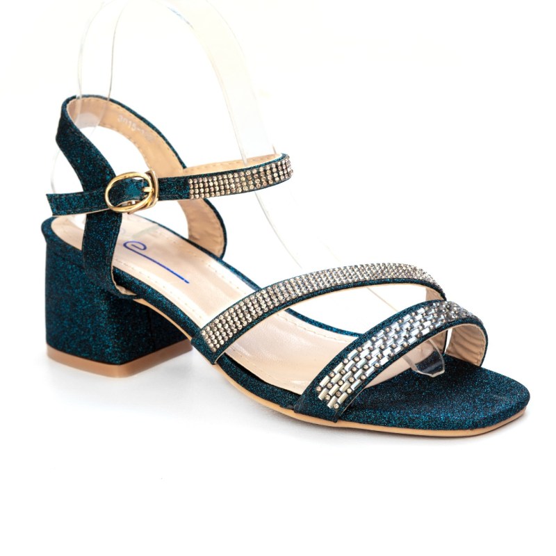 Blue Block heel - 1