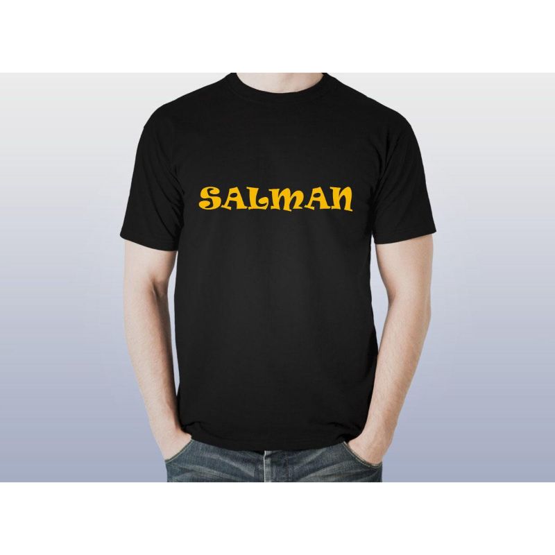 Customize Black T-shirt with Your Name