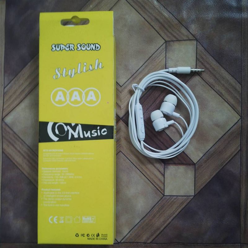 Super sound High Quality Sound Handfree / Handsfree / Hand free With 3.5mm Jack For All Smart Phones