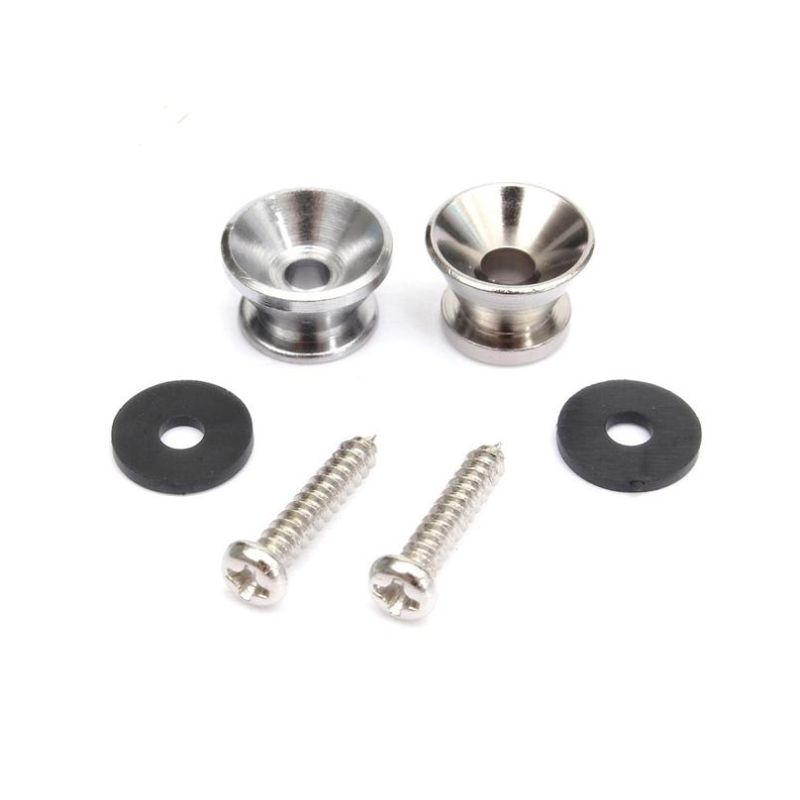 Alice Metal End Pins with Screws & Pads - Pack of 2/set