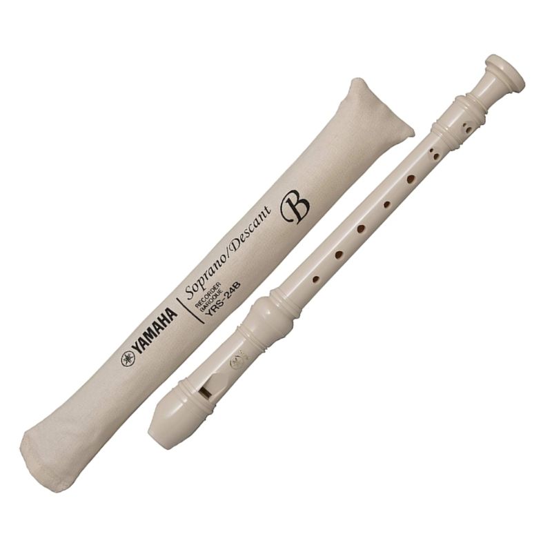 Yamaha YRS-24B Plastic Soprano Recorder, Natural Color - Yamaha Soprano Recorder