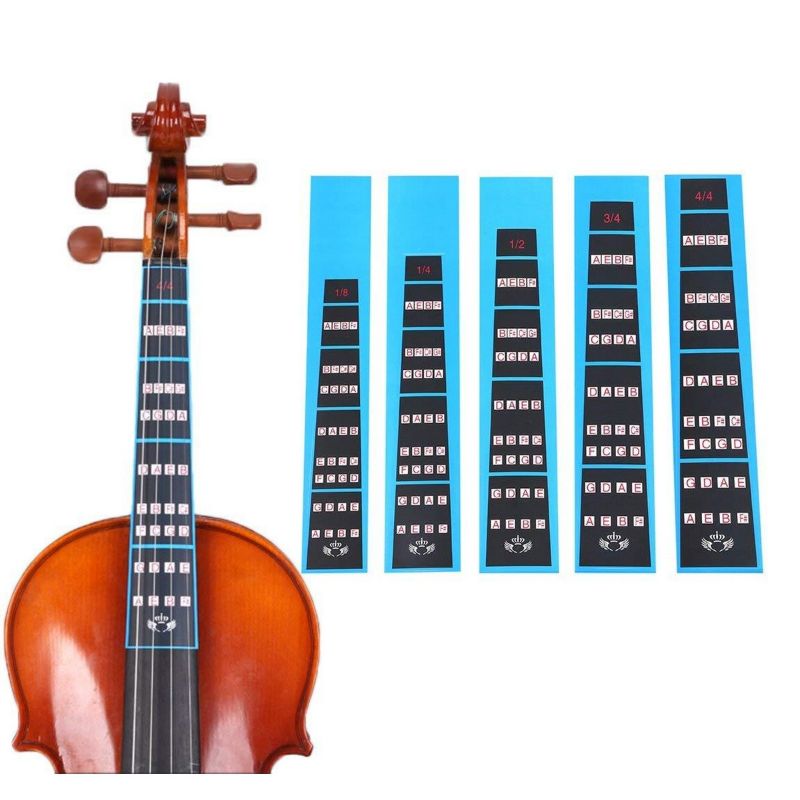 Violin 4/4 Finger Guide /Fingerboard Sticker Fret guide Label Finger Chart