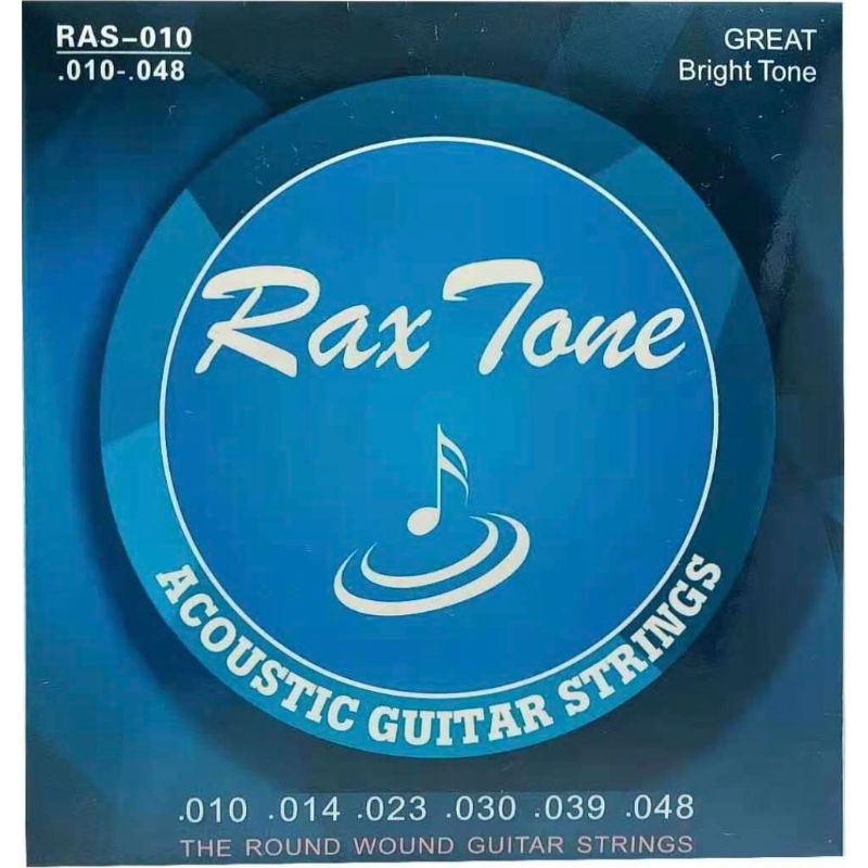 RaxTone Acoustic Guitar Strings Set (.010-.048)