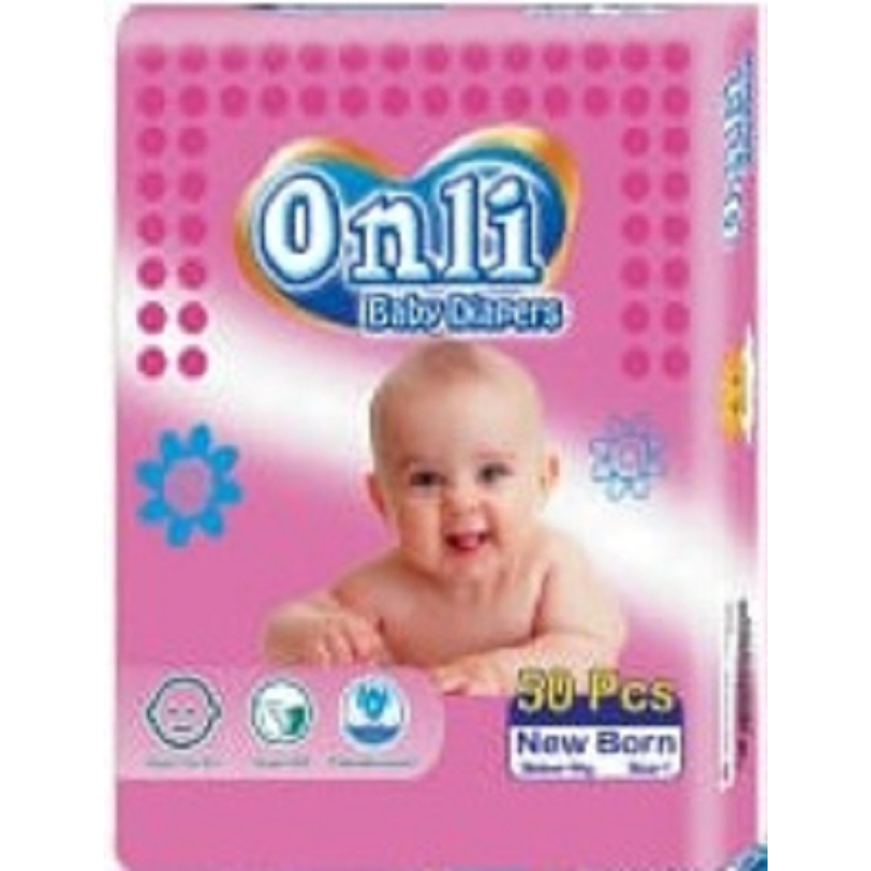 Onli Baby Diaper - Zero Size Newborn - 50Pcs
