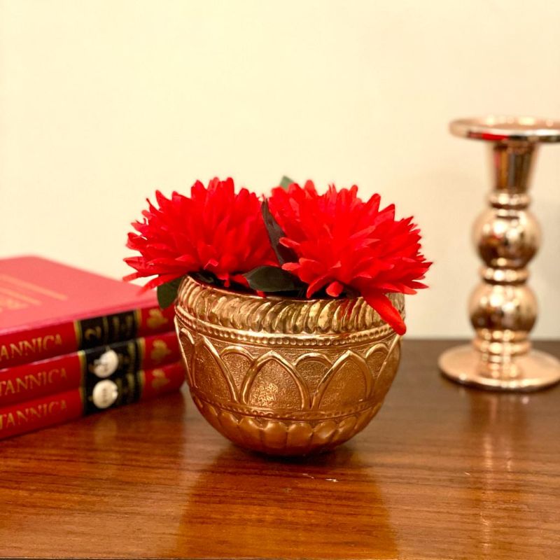 Minai Copper Planter - Handmade