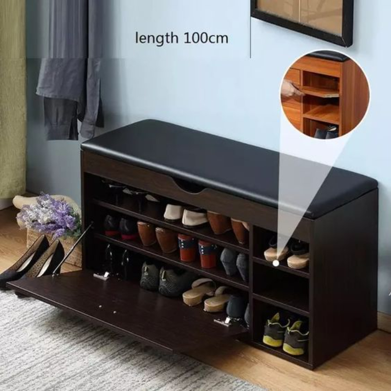 Shoes rack organizer-TWSH11-Brown