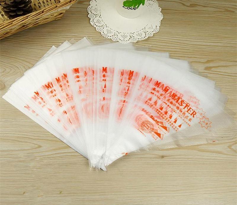 Pack of 50 Disposable Pastry Bag Icing Piping Cake Pastry Cupcake Decor Bags Fondant Cake Cream Pastry Tip Baking Tools