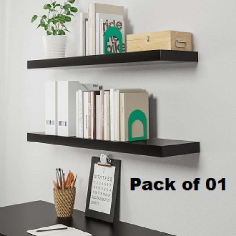 Wall Shelf for Living Room Home Office Decor 12 X 5.5 X 1 Inch PACK OF 01 Brow