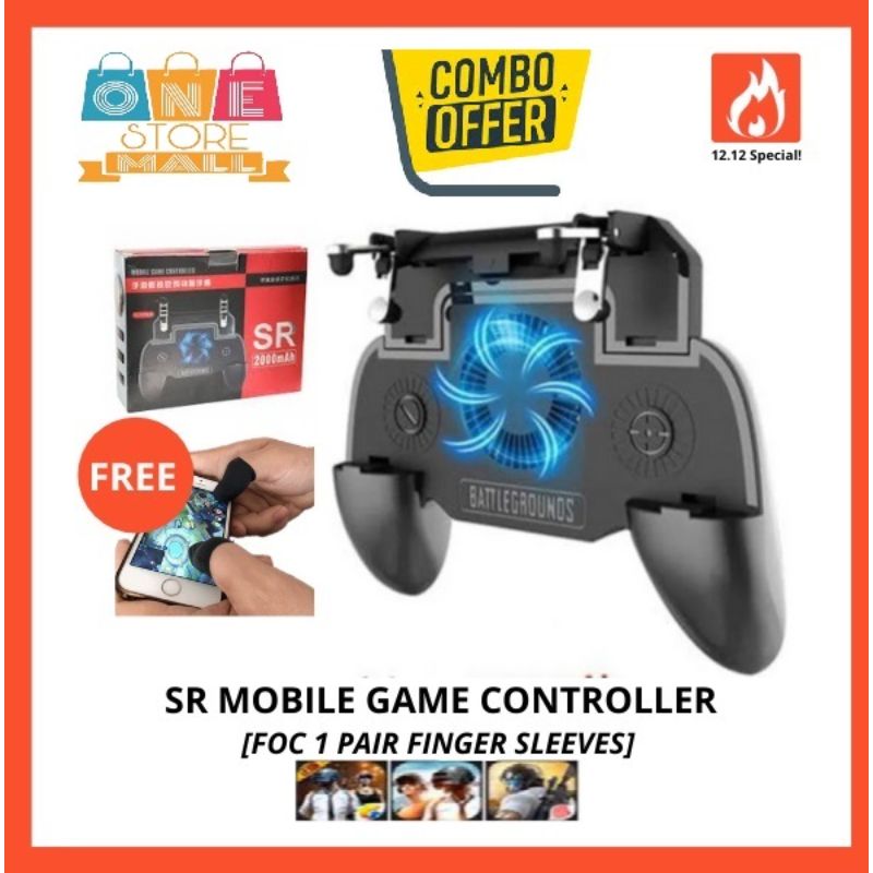 PUBG COOLING GAMEPAD WITH THUMP GLOVES