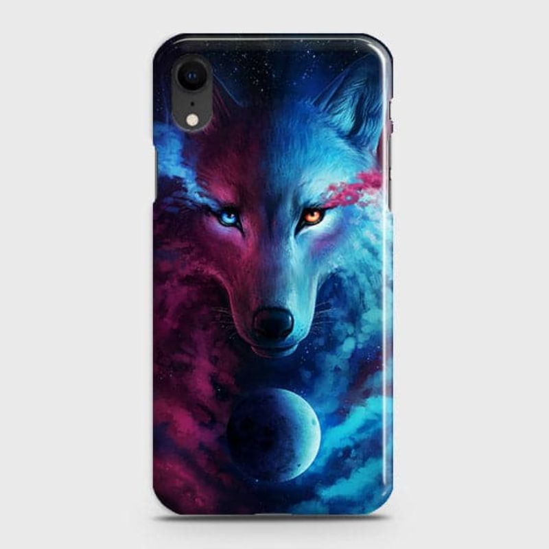 iPhone XR Cover - Infinity Wolf  Trendy Printed Hard Case With Life Time Guarantee b46