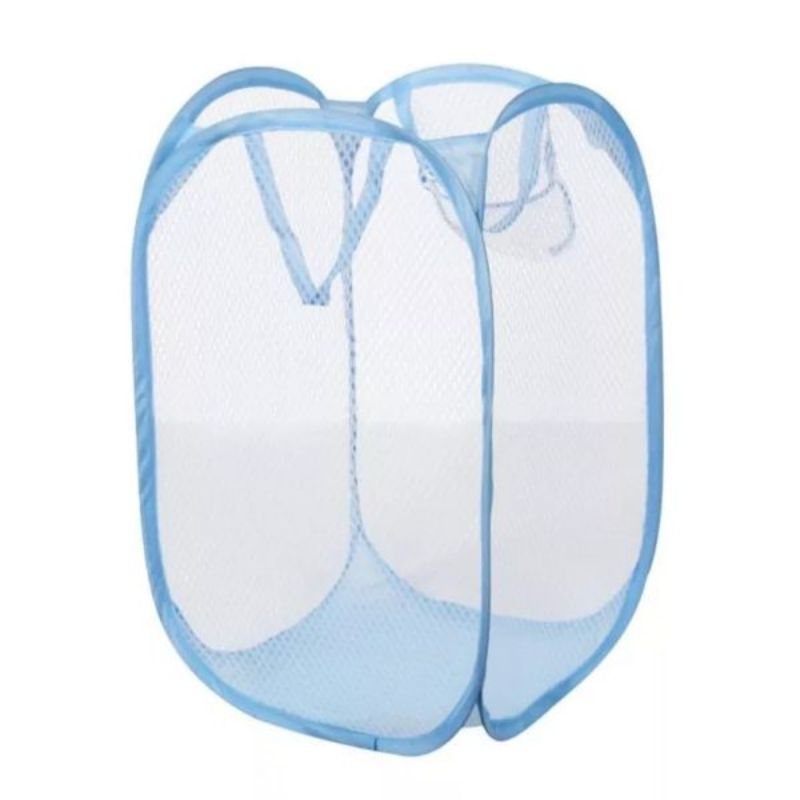 Foldable Net Laundry Basket For Home Cloth storage (Will Provide In any Color )