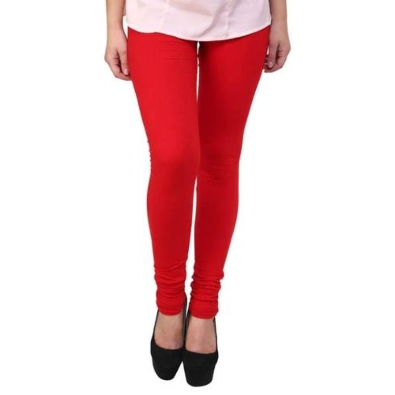 Ladies Tights Stretch Leggings For Girls - Red