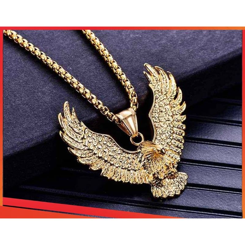 Golden Eagle Locket For Men