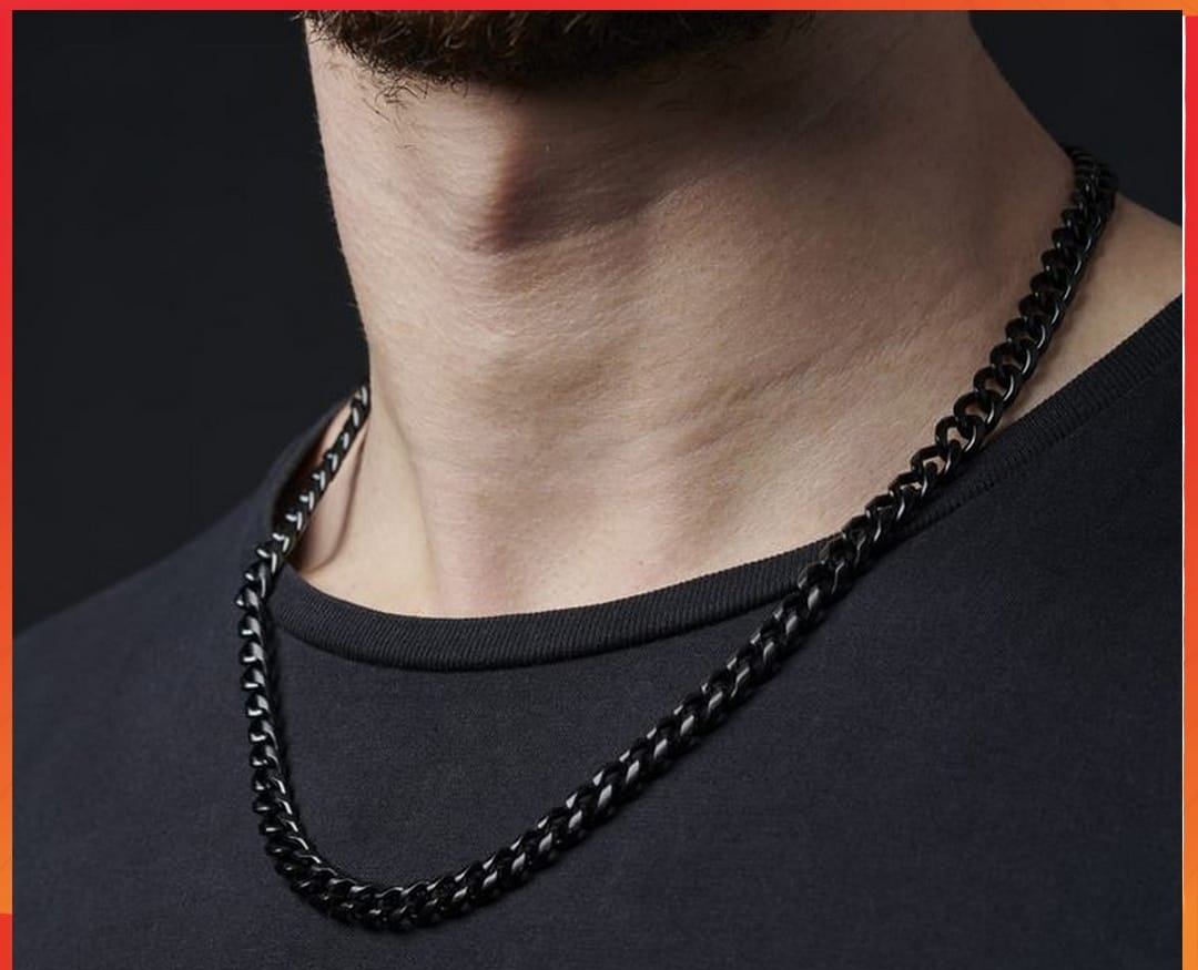 Black Cuban Chain for Men