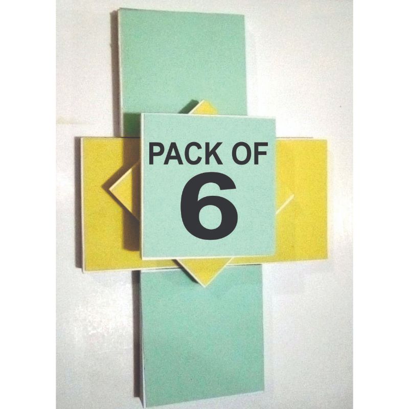 Pack of 6 note pad 4*4 on impoted paper