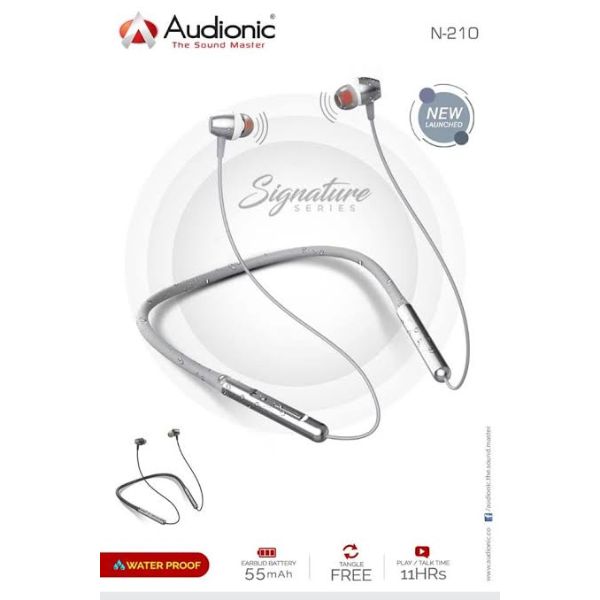 Audionic - Signature N210 Wireless Bluetooth Neckband USA Best Price in Pakistan