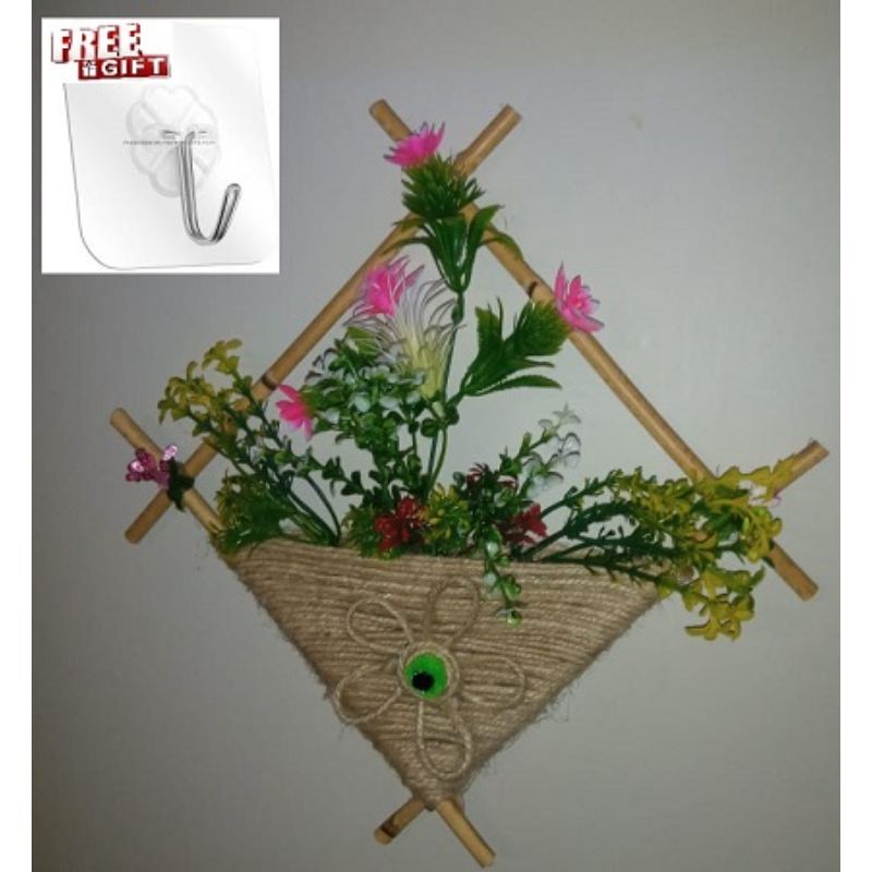 Decorated Jute Rope With Flower With Gift