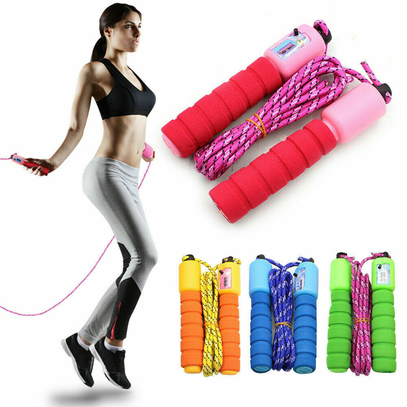 Exercise Fitness Adjustable Fitness Sport Counting Jumping Skipping Rope