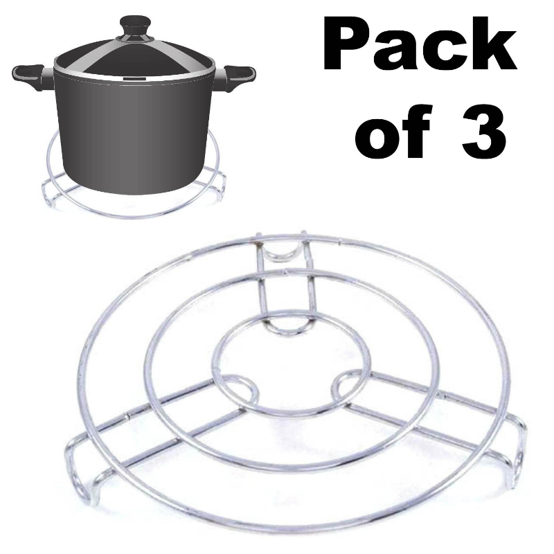 Pan Stand Stainless Steel Round Heat Resistant Hot Pot And Pan Stand
