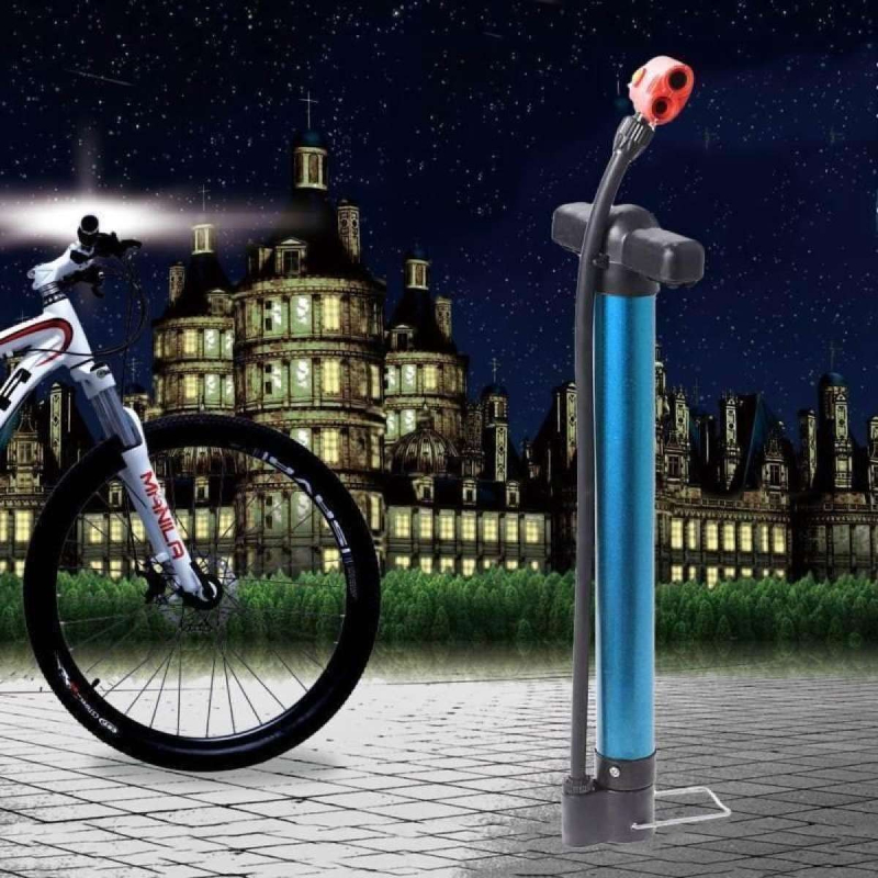 Hand Air Pump Foot Bicycle Bike Tire Basketball Football Soccer Ball Pool Toys - Multicolored