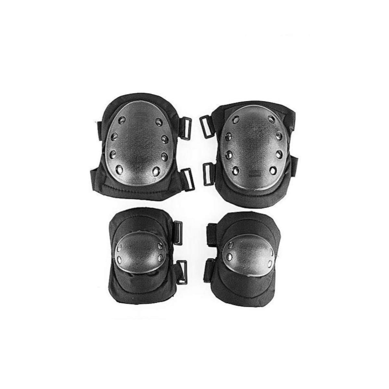 Durable New Advanced_Protective Knee_Pads and Elbow_Pads - Black