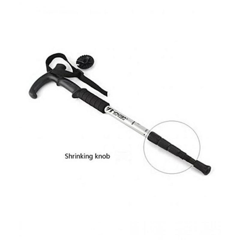 1Pcs Outdoor Walking Cane Telescopic Adjustable Walking Stick