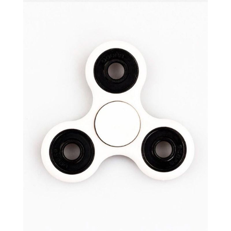 Fidget Spinner Stress Reducer Toy - Black and White