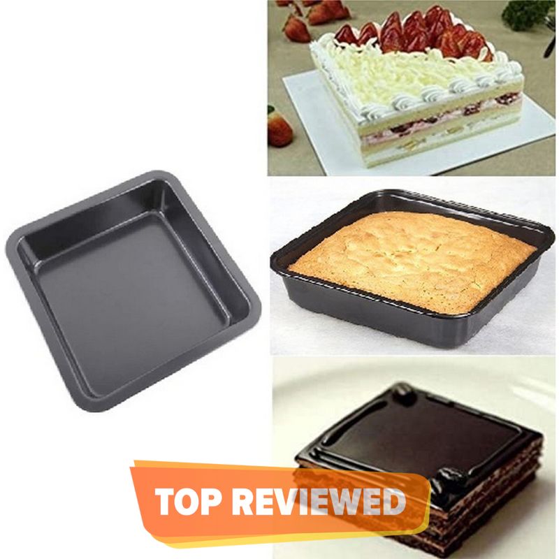 Non-Stick Square Cake Pan, Home Kitchen Cake Baking Pan