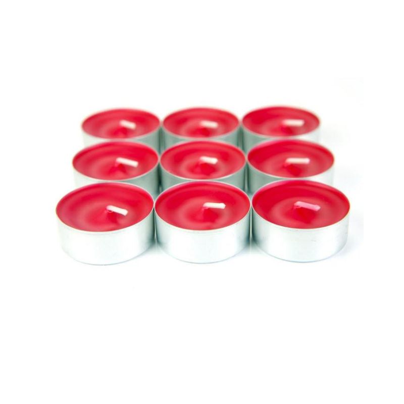 Pack of 20 - Tealight Candles - Red