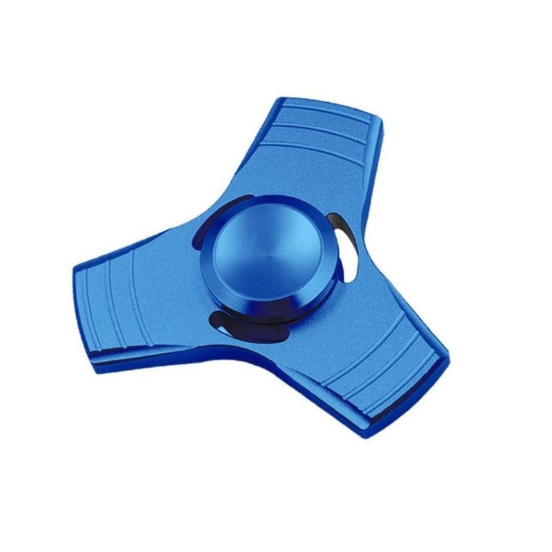 Blue Metallic Fidget Spinner
