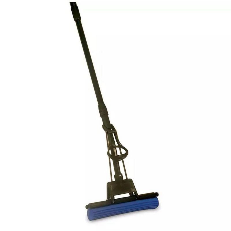 Sponge Floor Cleaning Mop & Window Cleaner with Adjustable Handle