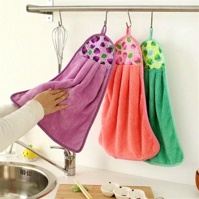 Pack of 3 - Hanging Kitchen Towel