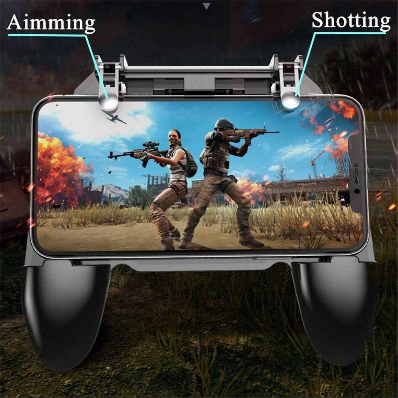 Mobile Game Controller for PUBG Mobile Controller Mobile Game Trigger Joystick Gamepad for iOS & Android Phone
