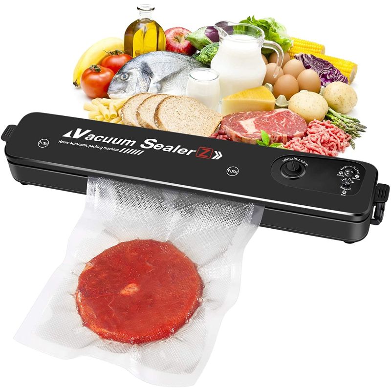 Vacuum Sealer, Food Sealer for Food Preservation, Automatic Bags Mouth Sealing Machine
