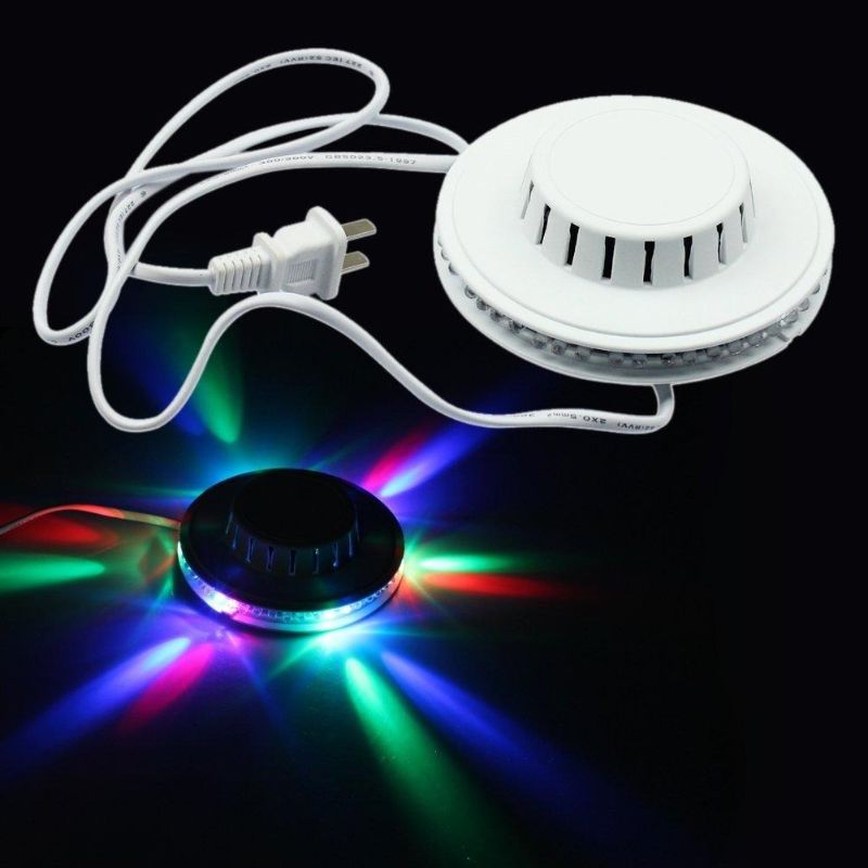 Mini LED Auto Rotating Sunflower Light 6-8W Multicolor LED Lights Disco DJ Party Lighting