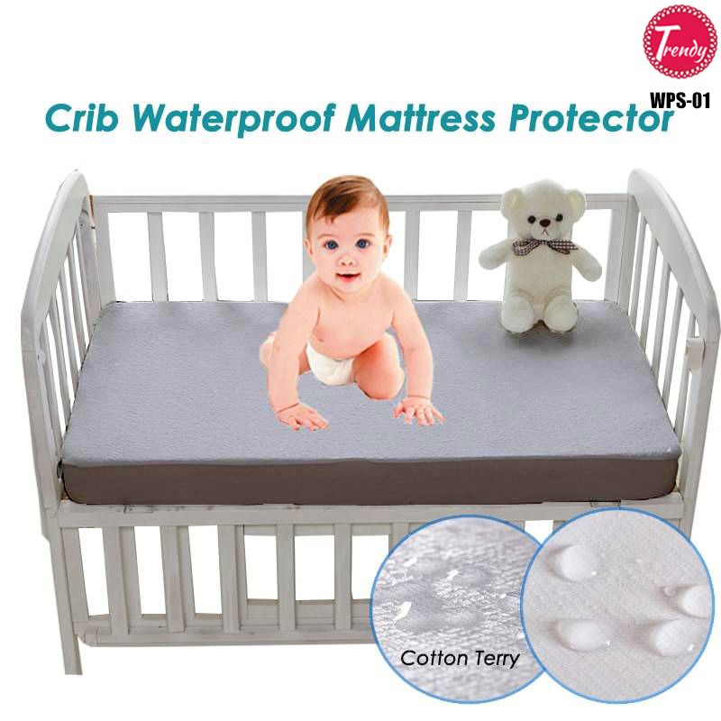 TMP-Grey Hypoallergenic Breathable Water Proof Mattress Protector