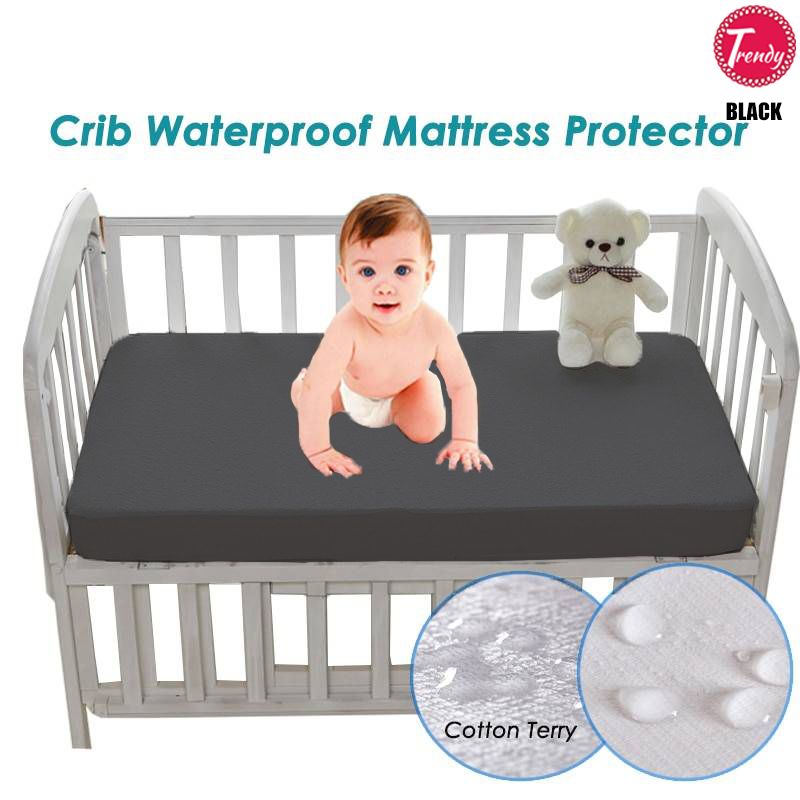 TMP-Black Hypoallergenic Breathable Water Proof Mattress Protector