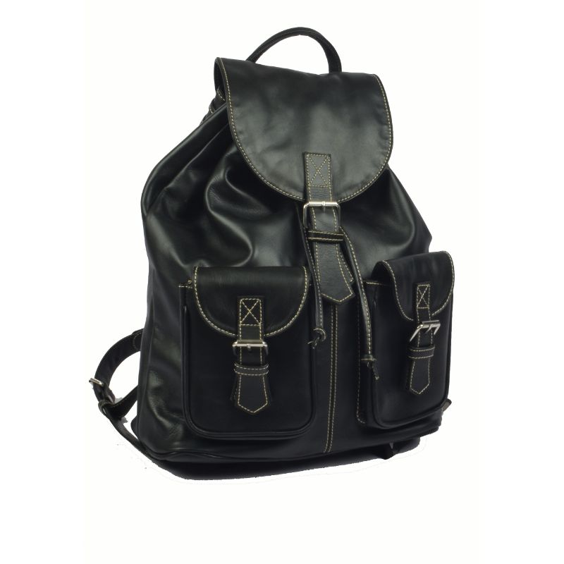 Genuine Leather Retro Rucksack Bag Back Pack for School & College