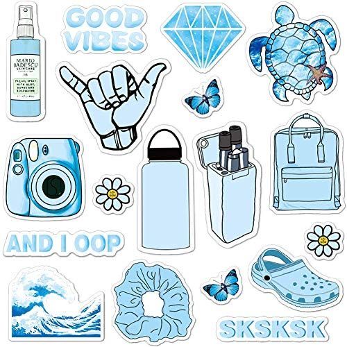 10 Pcs/Pack of Good Vibes Decal Stickers For Mobiles Tablet Bike Car Fridge Etc
