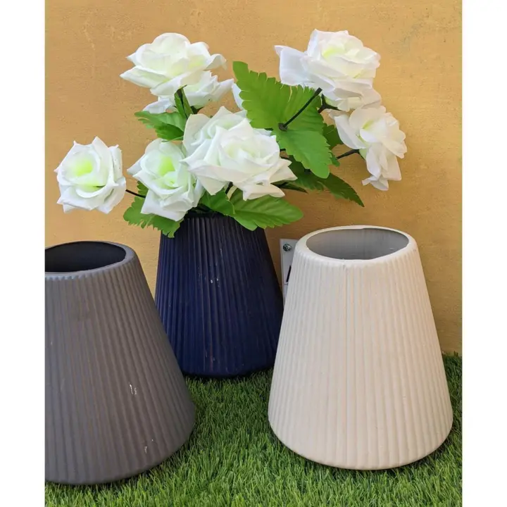 Pack of 2 Home Decor Flower Pots vases for indoor outdoor use