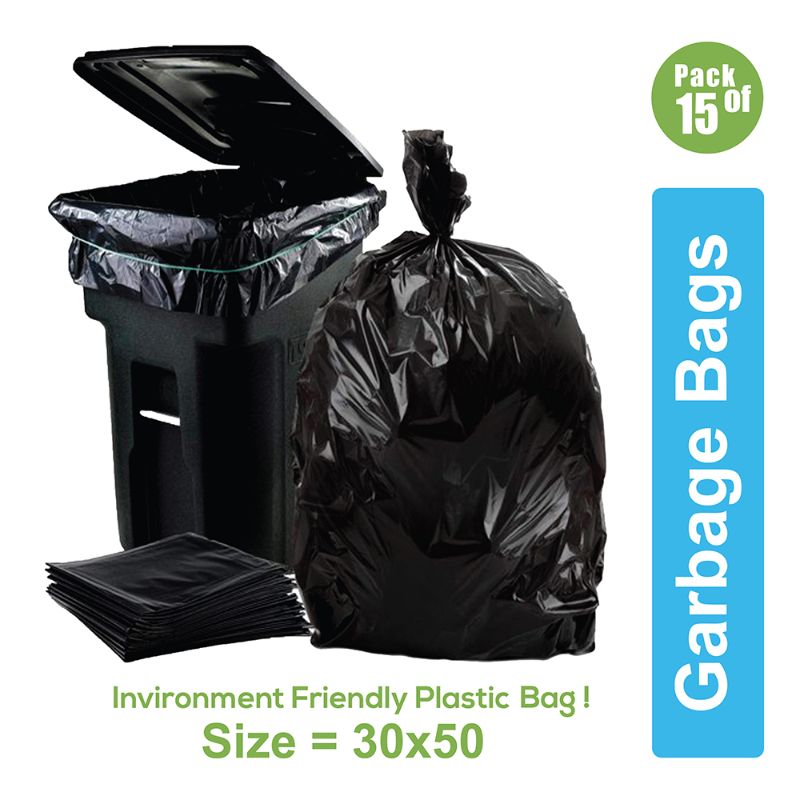 AlClean Garbage Bags for Dust Bins Pure Plastic High Quality (Sizes Available)