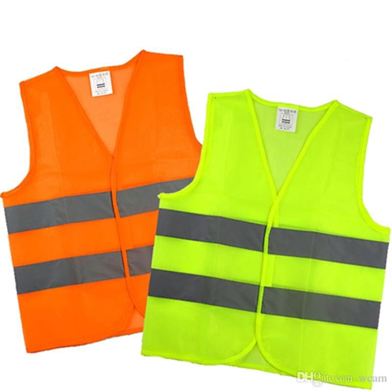 AlClean Safety Vest Reflector Jacket with Reflective Strips