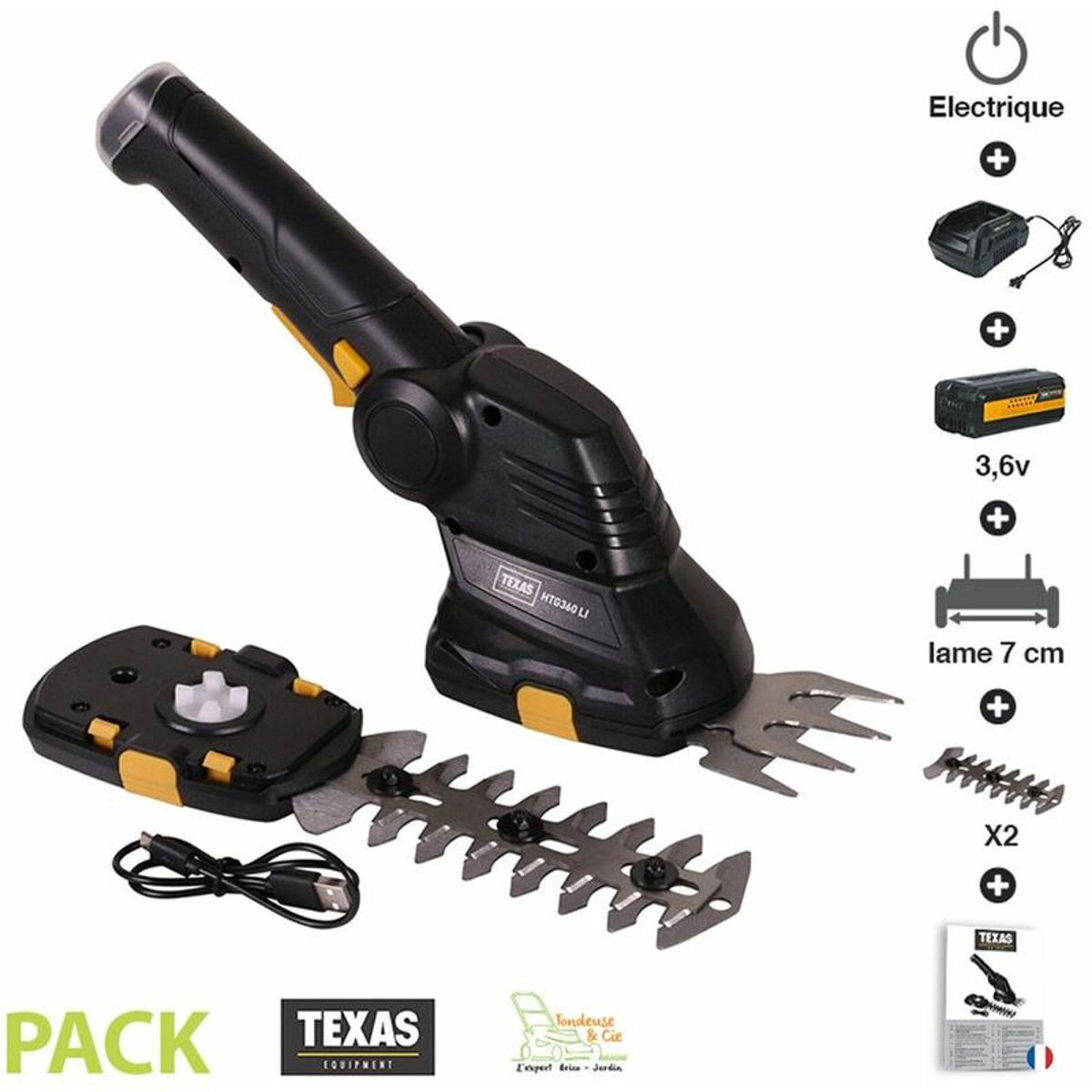 TACK Life Grass Trimmer Texas HTG360Li Battery 2in1 hedge trimmer