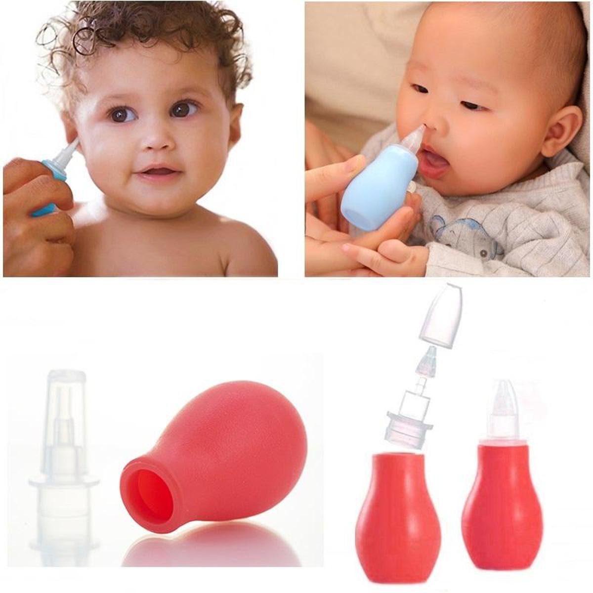 Momme Newborn Baby Children Nose Aspirator Toddler Nose Cleaner Infant Snot Vacuum Suckerr Soft Tip Cleaner Baby Care Products