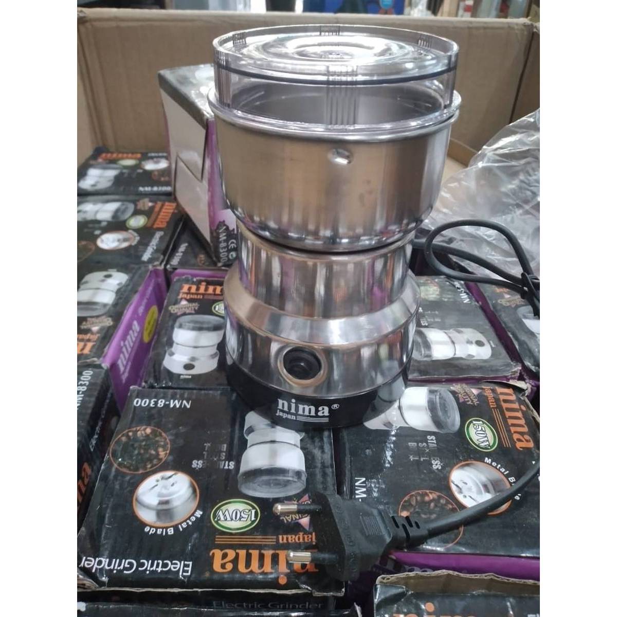 【Clearance Sale】Electric 220V Stainless Steel Grinding Milling Machine Coffee Bean Grinder Burr