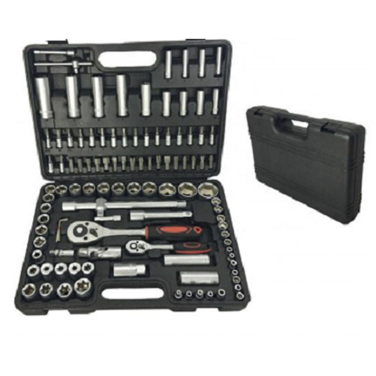 Top selling Combination Spanner Box Tool kit 108pcs Wrench Socket setMultifunctional custom combination spanner box tool kit 108pcs universal wrench socket set