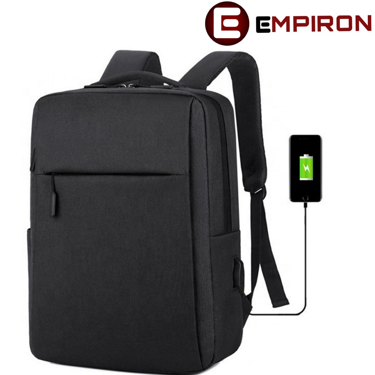 EMPIRON Usb Charging Backpack Laptop Bag Water Resistant Business Computer Backpack Bag / Backpacks For Boys / Backpacks for Men / Bags for boys For Upto 15.6 Inch Laptop with USB Port ELBUF03