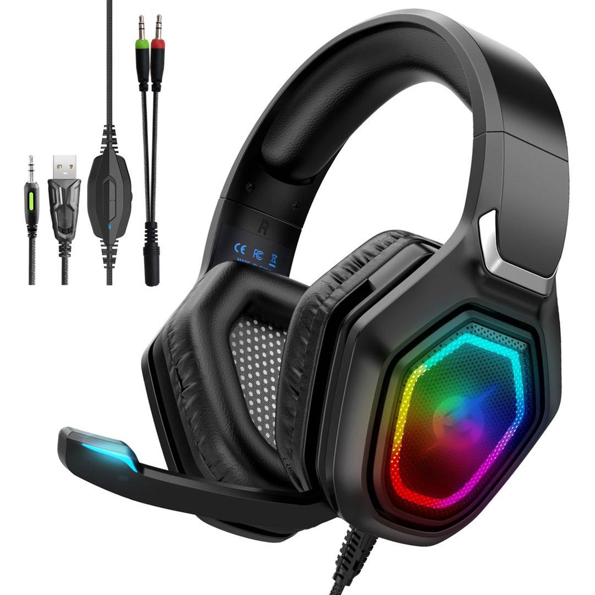 FASTER Blubolt BG-300 Surrounding Sound Gaming Headset with Noise Cancelling Microphone for PC and Mobile
