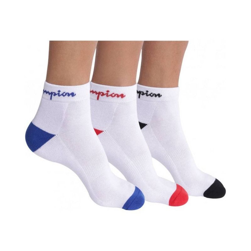 Men's 3-Pack Double Dry Moisture Wicking No Show Ankle Socks