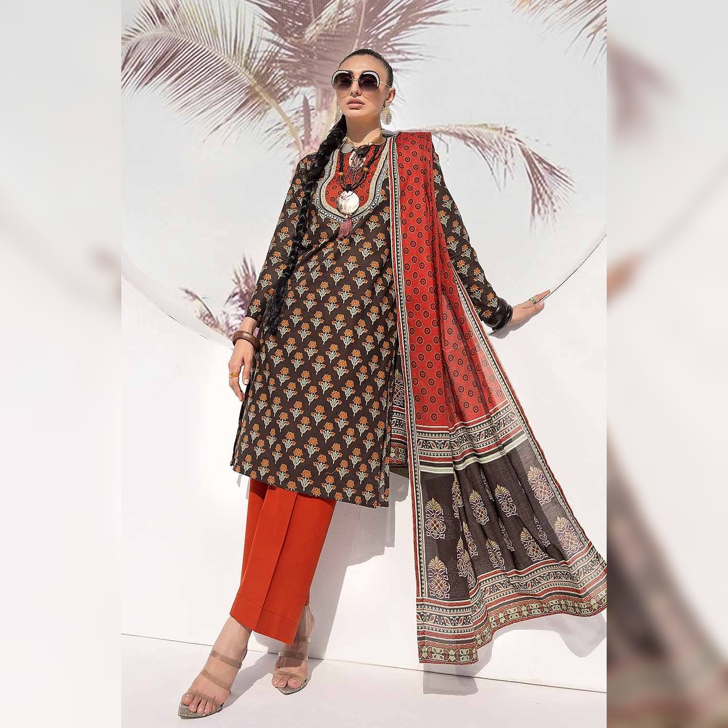 Gul Ahmed 2Pcs Lawn Printed Unstitched Suit TL-32079 A